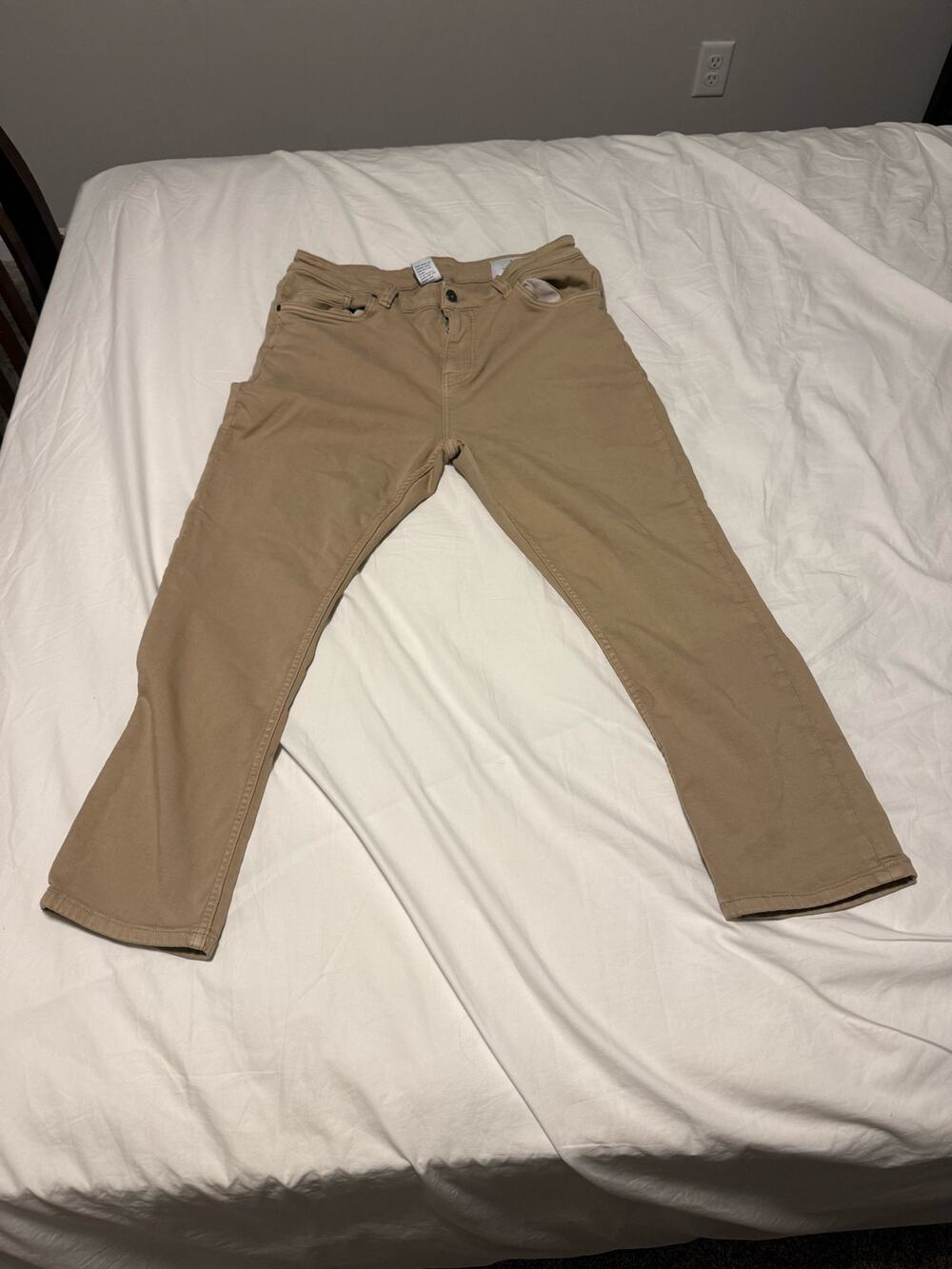 The Perfect Jean TPJ Men’s Slim Thick Pants – Size 36x28 – Tan/Khaki Gently Used